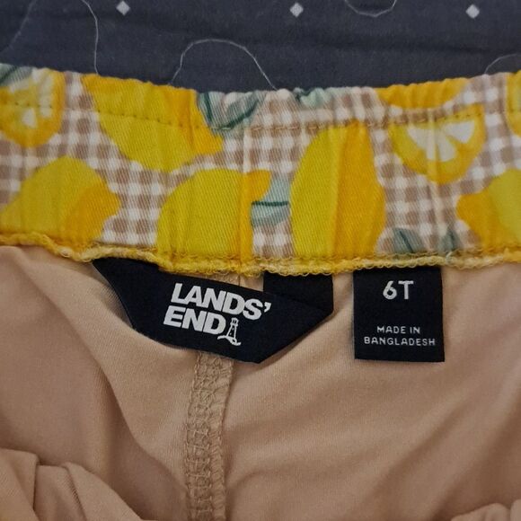 Lands' End lemons skorts size 6 tall - Picture 2 of 6